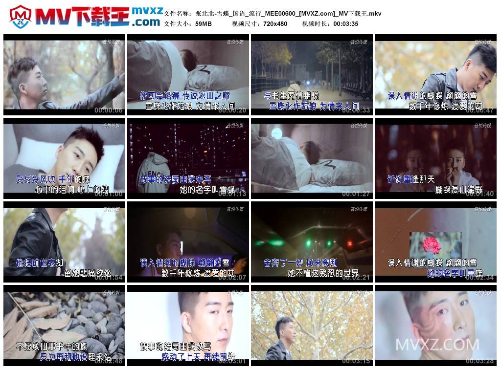 张北北-雪蝶_国语_流行_MEE00600